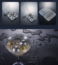 4 8 pcs Round Stainless Steel Ice Cubes Sub Food Grade