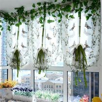 Voile Curtains Bedroom Decor Butterfly Flower