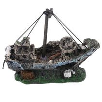 New Pirate Ships In Aquarium Landscape Decoration