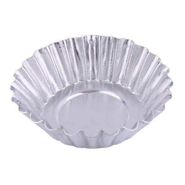 Nonstick Ripple Alloy Alloy Tart Mold Flower Shape