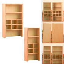 Wooden Miniature Cabinet Side Storage Shelves