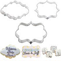 1 Pc 3 Styles Stainless Steel Cake Mold Fondant Mold Cookies
