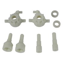 8x 1:10 RC Car White Wheel Tire Parts Set Crawler