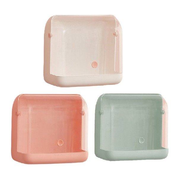 Transparent Cover Makeup Storage Box Portable Desktop