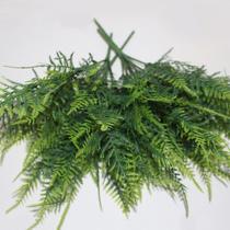 1PCS 7 Stems Artificial Plastic Asparagus Fern Bush Plants