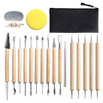 20 Pcs Ceramic Clay Tools Set Plasticine Pen Pottery