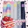 Радужная Гелитовая ткань Pindou Rainbow Gelite Fabric Mix 6 Утолщенная Гелитовая ткань горячего тиснения с блестками Мелкий блеск Грубый блеск ручной работы DIY mini 0
