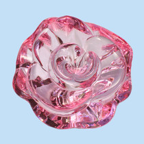 Children Transparent Acrylic Imitation Crystal Pink Flower ornaments Birthday Holiday Souvenirs Reward Gifts