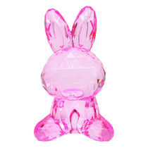 Childrens large transparent acrylic crystal rabbit animal ornaments children reward gifts accessories video game prizes