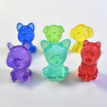 Child Transparent Plastic Acrylic Puzzle Early Dogg Puppies Interactive Male Girls Over Home Game Jewel Toys
