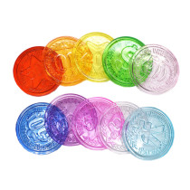 Children Acrylic Transparent Imitation Crystal Jewel Toy Small Kids Over Home Game Chip Table Cruise Tokens Props