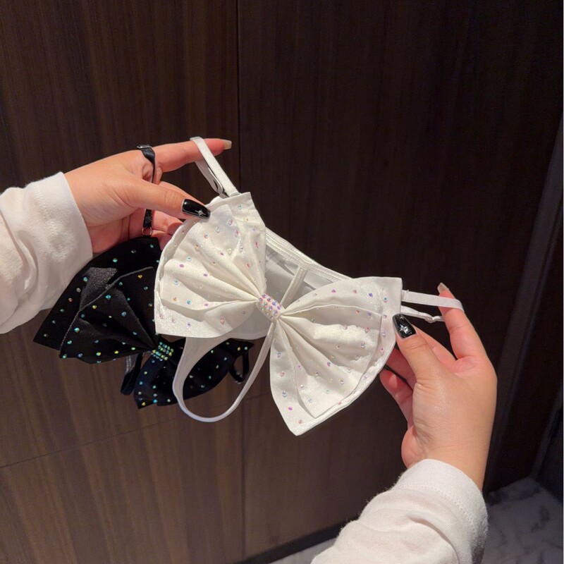 Full Star Bow~New Style Japanese Large Bow Sexy Panties for Women, Fashionable Rhinestone Versatile Breathable Briefs Full Star Bow~New Style Japanese Large Bow Sexy Panties for Women, Fashionable Rhinestone Versatile Breathable Briefs