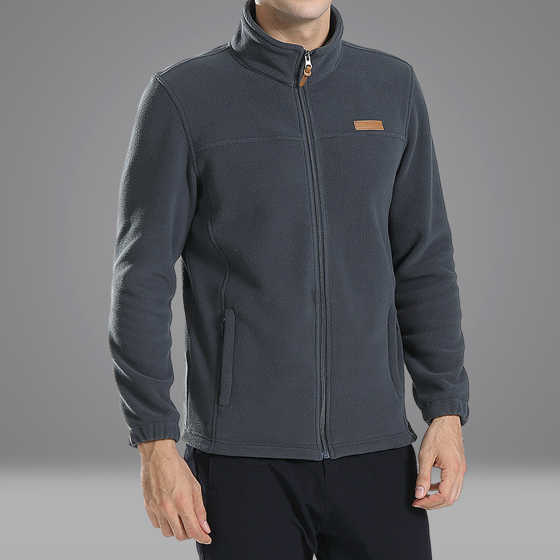 Outdoor Sports Grip Suede Jersey Men's Double Face Suede Winter Sweaty Men Thickened Warm Grip Suede Jacket Man Shake Grain Suede-Taobao