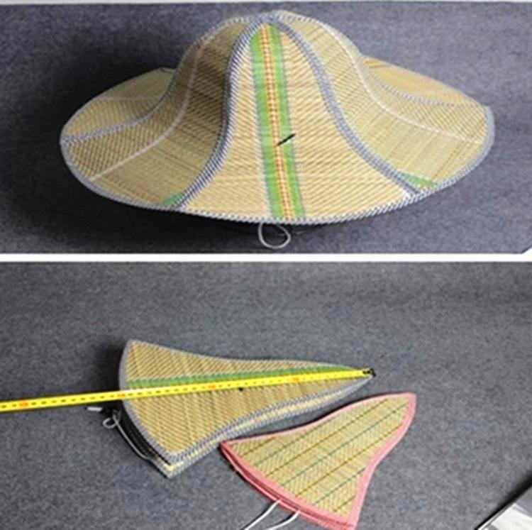 Best selling Hainan big brim straw hat men's and women's summer tide foldable sunshade sunshade hat farmers straw hat