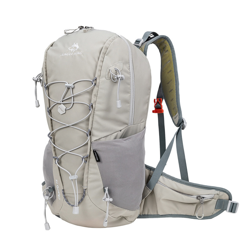 Sled Dog 25L Outdoor Mountaineering Bag Hiking Cross-Country Backpack for Men and Women with Water Bladder Bag Foldable Carrying System