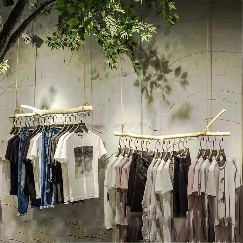 Dry Branches Hanger with hook Hook Hook Clothing Shop Hanger Shelf Shelves shelves