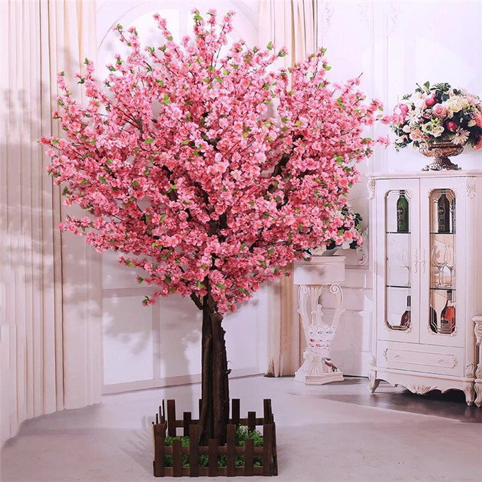 Simulated peach tree fake peach tree crypto mai tree wishes cherry blossom tree large plant living room decoration