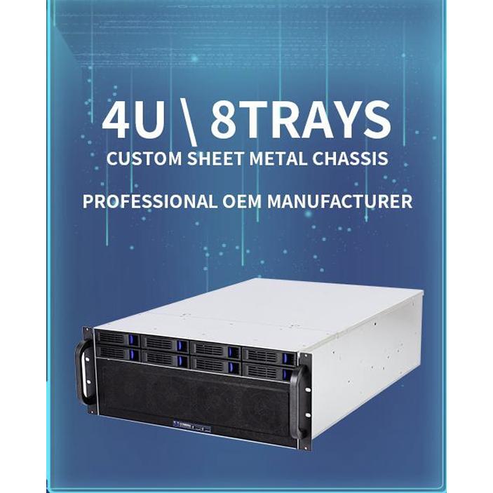 Yanhongpan 4U4008 Multi-Hard Drive Bays 4Gpu Multi-Gpu Slot Server Storage Rack Large Motherboard Chassis