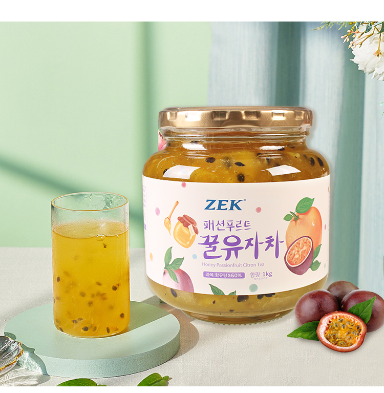 ZEK韩国进口百香果蜂蜜柚子茶