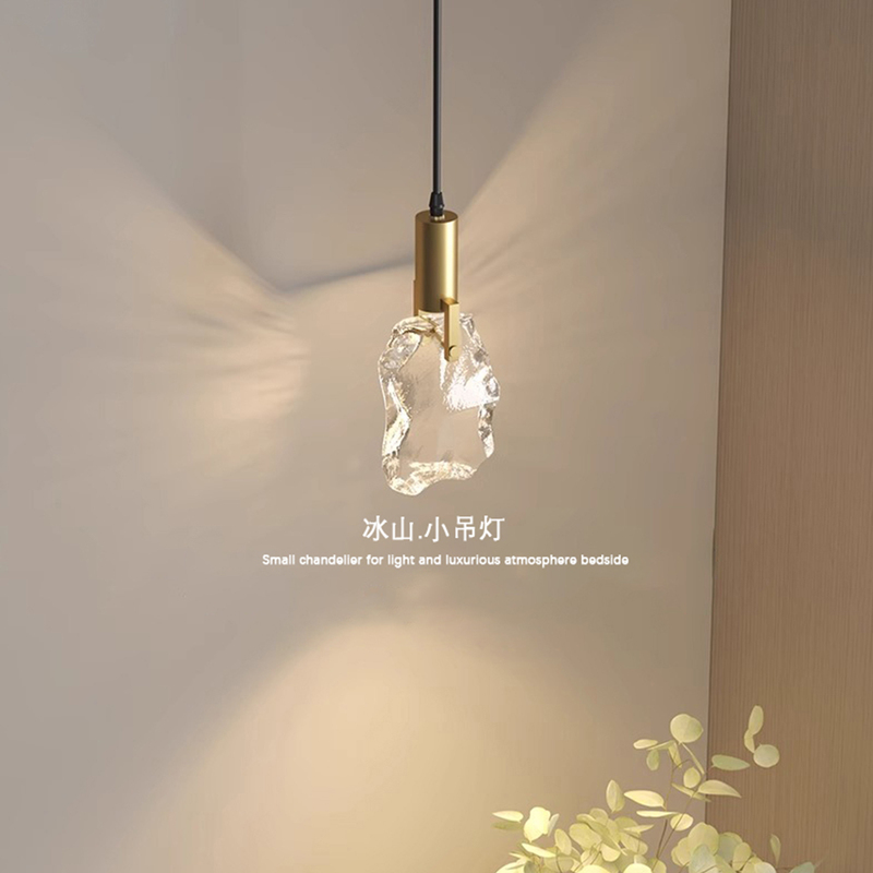 Creative Iceberg Small Chandelier, Light Luxury Crystal Bedroom Bedside Lamp, Adjustable Height, Smart, No Wiring, Rechargeable, Dining Room Foyer Lamp Creative Iceberg Small Chandelier, Light Luxury Crystal Bedroom Bedside Lamp, Adjustable Height, Smart, No Wiring, Rechargeable, Dining Room Foyer Lamp