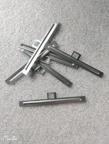 Linen curtain iron hook hook vertical blinds PVC installation parts vertical curtain iron piece side mounting