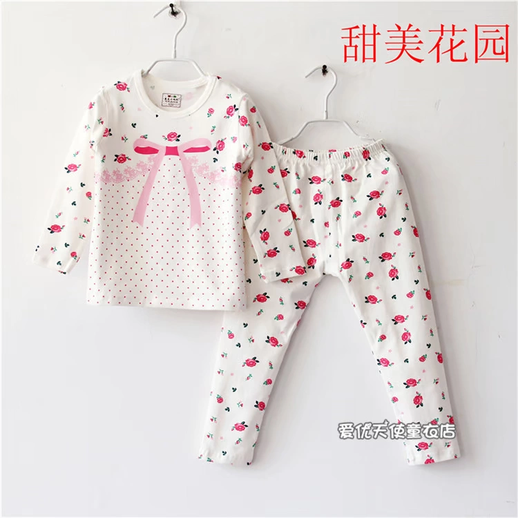 Ưu đãi đặc biệt Yiyou kiến ​​bé trai và bé gái mùa thu đông đồ lót dày Lycra căng cotton quần áo mùa thu bộ quà tặng đồ bộ cho be gái 12 tuổi