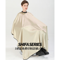 Barber shop apron cloth hair salon hair salon special net red high-end trendy hair cut perm dyed apron cloth guest robe waterproof non-stick hair