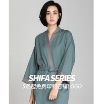 High-end barber shop guest robe hair salon special hair dyeing clothes beauty salon guest robe hair cutting customer service net red tide waterproof