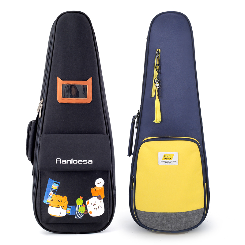 New Ukulele bag Piano bag 23 inch 26 inch adult children's musical instrument shoulder back waterproof cotton thickened piano bag