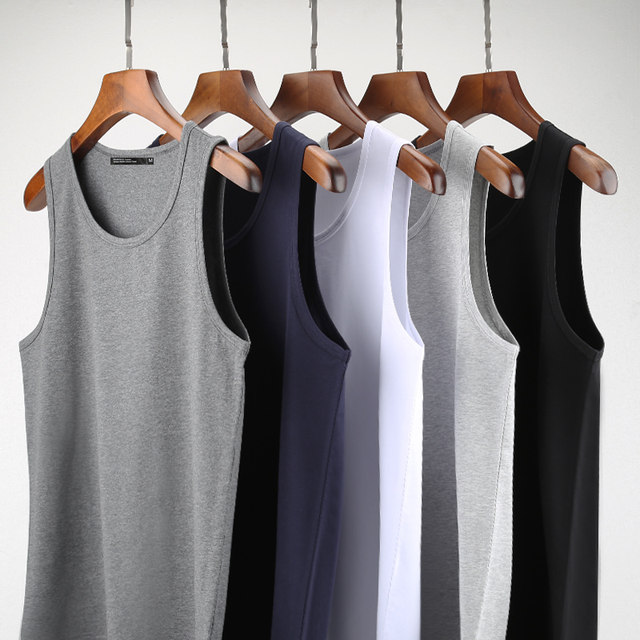 3 ຊິ້ນ] Modal cotton vest men's summer inner wear sports sleeveless t-shirt fitness breathable undershirt vest