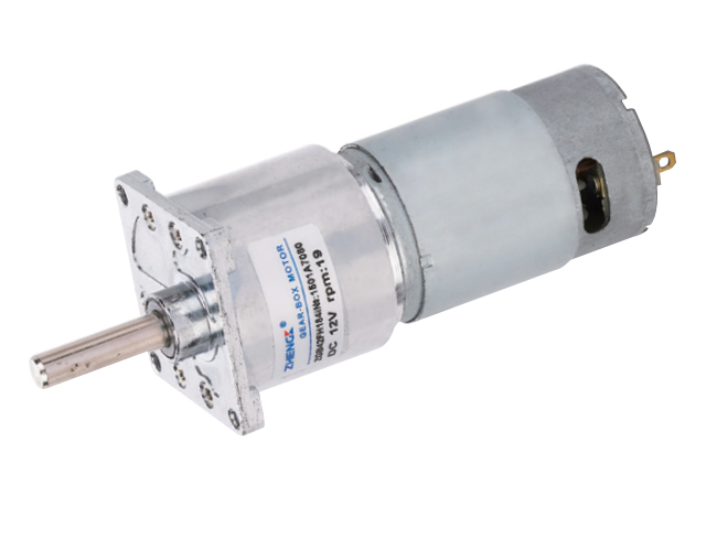 ZGA42FH Zhengke Motor 12V24V Center Shaft Square Cover