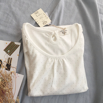 Day single simple short-sleeved shirt Womens T-shirt top home wear summer M code cut clearance