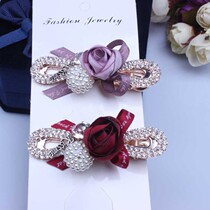 Buy two get one hairclip Korean version of toothed duck clip one-word clip hairpin clip bow hair jewelry headpiece Press clip clip