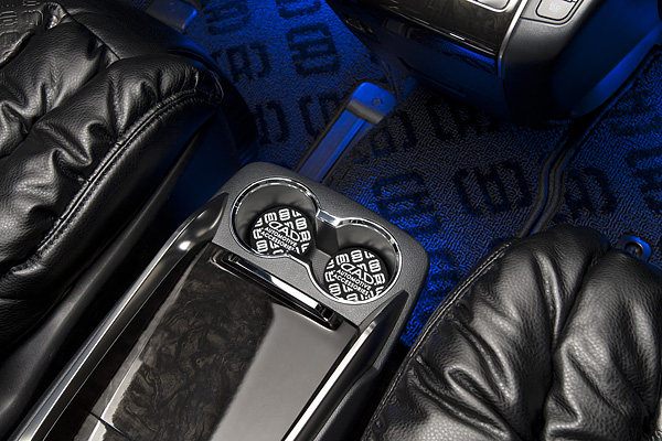 (Spot) Japan DAD Extravagant VIP Style Car Interior Rubber Water Glass Mat Drink Mat High Temperature Resistant