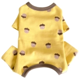 Весна и осень чистые хлопковые домашние кошки, собаки и собаки, обернутая живот четырех -одежда плюшевая сделка собаки пижамы маленькие щенки