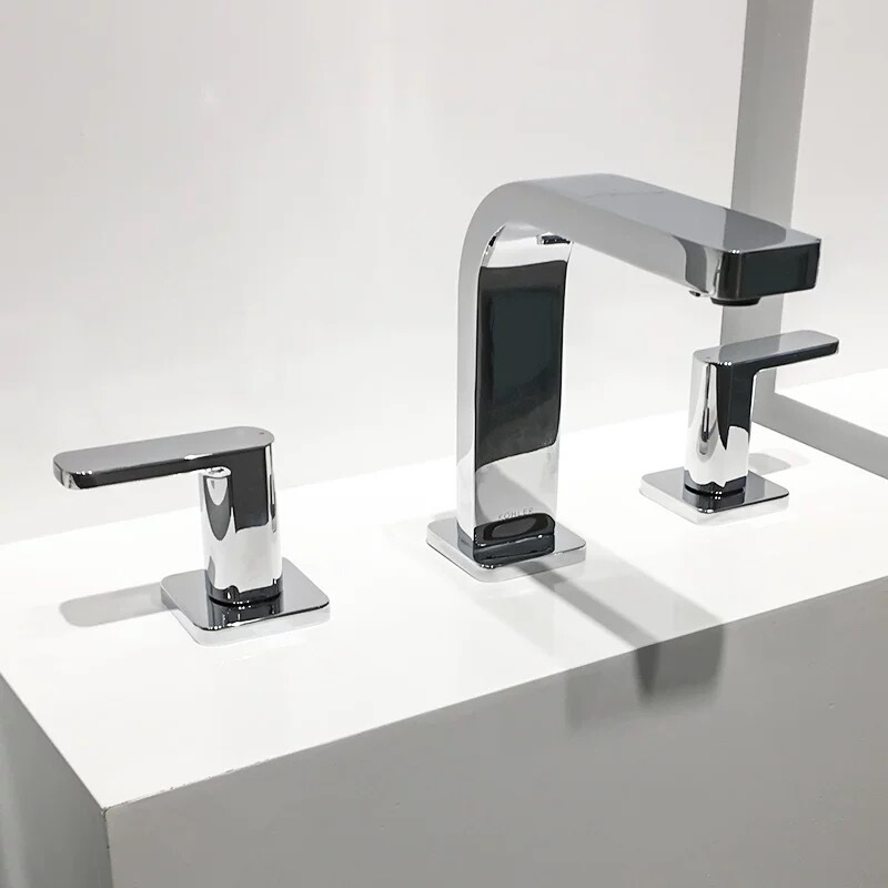 Ruofang K-23484T-4-Cp/K-22566Tt-4-Cp Three-Hole 8-Inch Basin Faucet