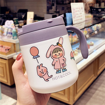 Minima Cute Business Office Insulation Cup Men And Women Creative Milk Home Water Glasses With Handle Coffee Cups