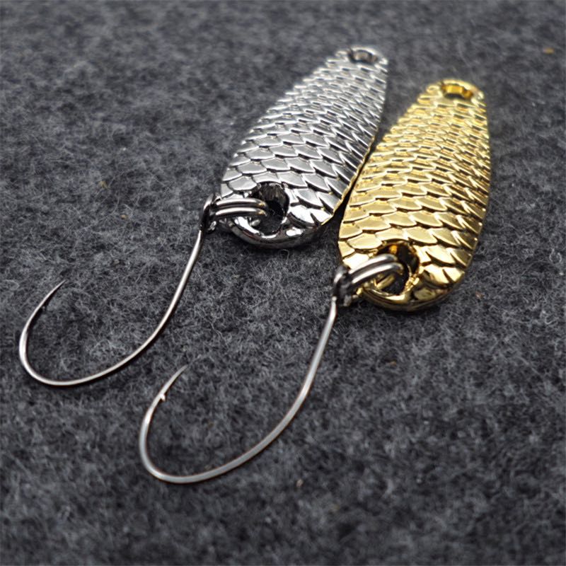 Stream Freshwater Micro-Matter Road Subbait Bright Sheet Teething Green Strip Dining Fish Generic Fake Fish Bait Dragon Scale Zhenma Lipstick Bright Sheet