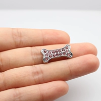 SL491-Pink Diamond Dog Bone Bone