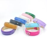 Полиуретановый браслет с буквами, металлический аксессуар с застежкой, 8mm