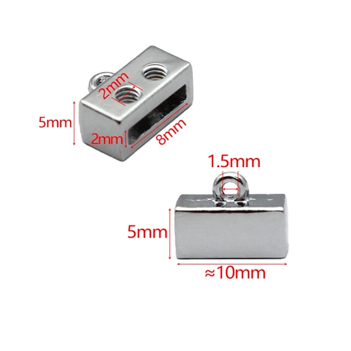 Плетеный брелок с аксессуарами ручной работы, маленький металлический аксессуар, «сделай сам»