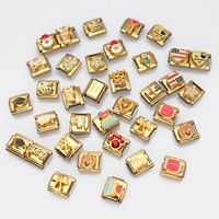 Золотой итальянский модуль-одиночный случайный узор