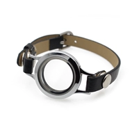 25-миллиметровый сплав скрученный глянцевый черный