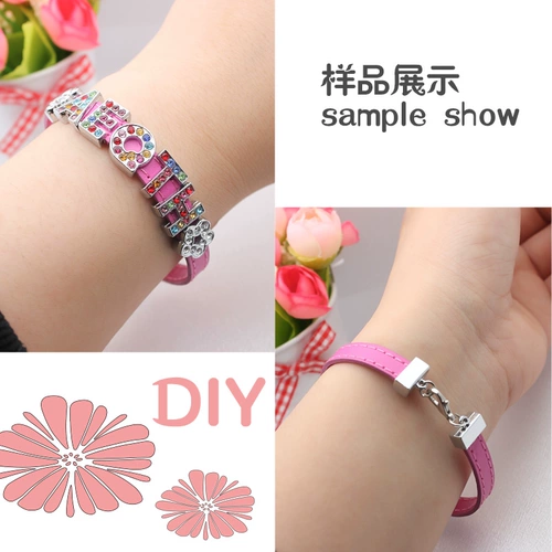 Плетеный брелок с аксессуарами ручной работы, маленький металлический аксессуар, «сделай сам»