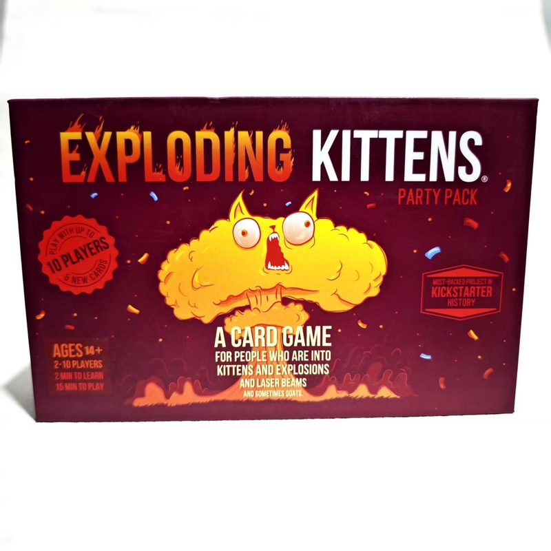 Exploding Kittens Party Pack Exploding Kittens Bomb Card Game Family Gathering Foreign Trade Board Game