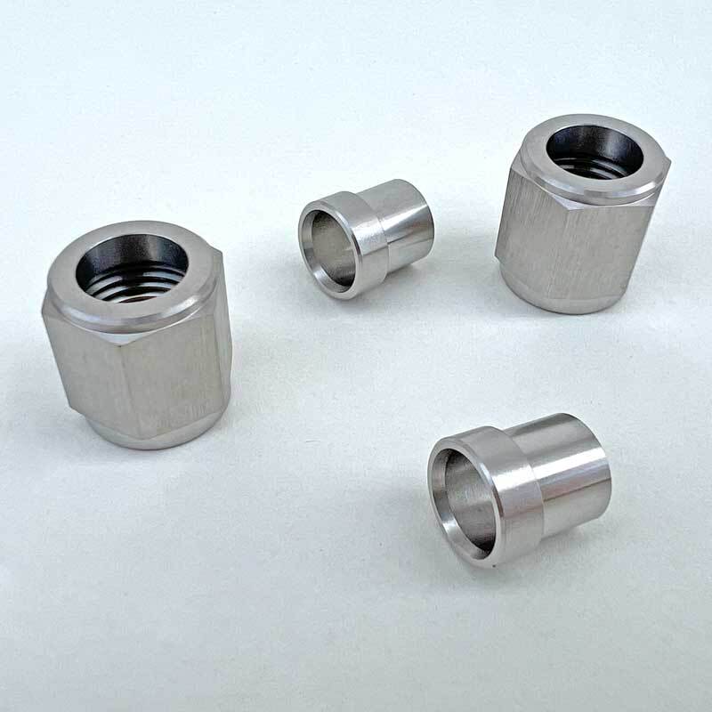 Stainless Steel Nut Bushing An4An6 Connects Hard Pipe Fittings to 1/4 and 3/8 Aluminum Pipes An818 and An819