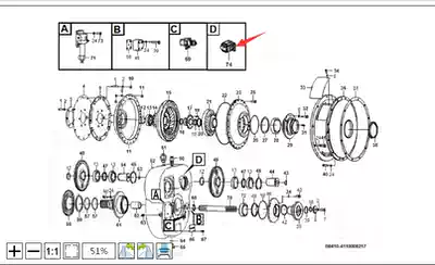 Shandong Lingong loader accessories LG918 920 variable speed pump original factory does not