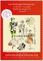 French imported DMC cross stitch self-matching kit drawing printing LBP French Magazine-Paris Fashion Festival 2