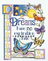 French imports DMC cross embroidered self-matching piece drawings Print Janlynn0586 dream life in sight