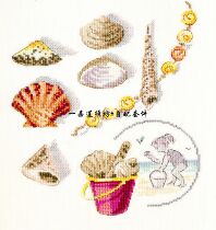 French imports DMC cross embroidered with matching pieces drawings Print VE Collections-Holiday memories